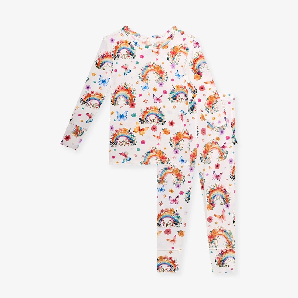 Posh Peanut - Lucky Rainbow Classic
Pajama Set - 3T/4T